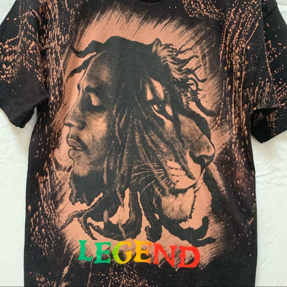 Uni Sex Bob Marley Tie Dye Legend Tee Shirt